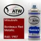 Preview: Mitsubishi, Bordeaux Red Metallic, R48 / PR7: 400ml Sprühdose, von ATW Autoteile West.